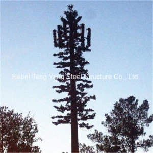 Cheap and Longlife 10m Camouflage Pine Tree Communication Antenna Tower