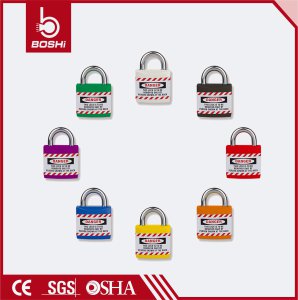 BD-J01 Shackle Length Jacket Safety Padlock All Color Available