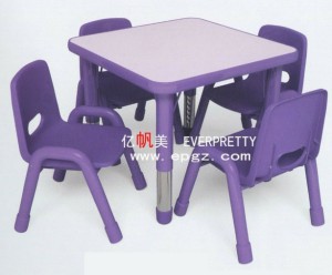 High Quality Children Furniture Plastic School Desk and Chair