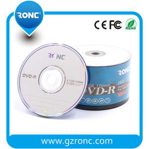 Grade a Plus High Quality Blank DVD-R 16X 4.7GB 120mins