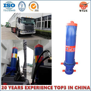 Front Mount Telescopic Hydraulic Cylinder for JAC Dump Trucks