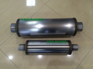 4′′ Body Round Car Muffler with 409 Stainless Steel Polished or Unpolished